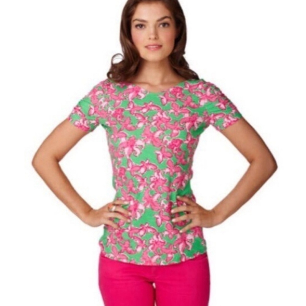 Leila All A Flutter Cotton Tee